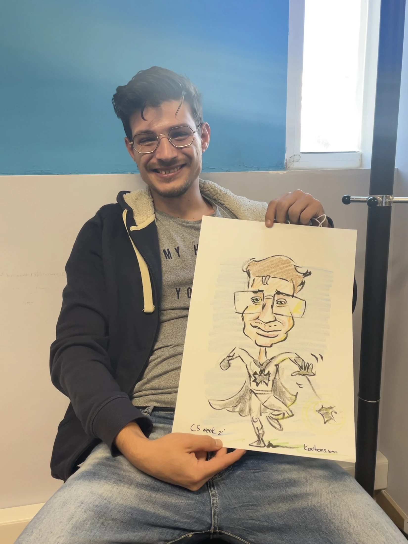 Multitasking υπερήρωες — καρικατούρα 3